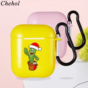 

Cute Cactus Protection Earphones Cases for Apple Airpods Pro 1 2 3 Bluetooth Wireless Soft Silicone Headphone Case Headset Cover