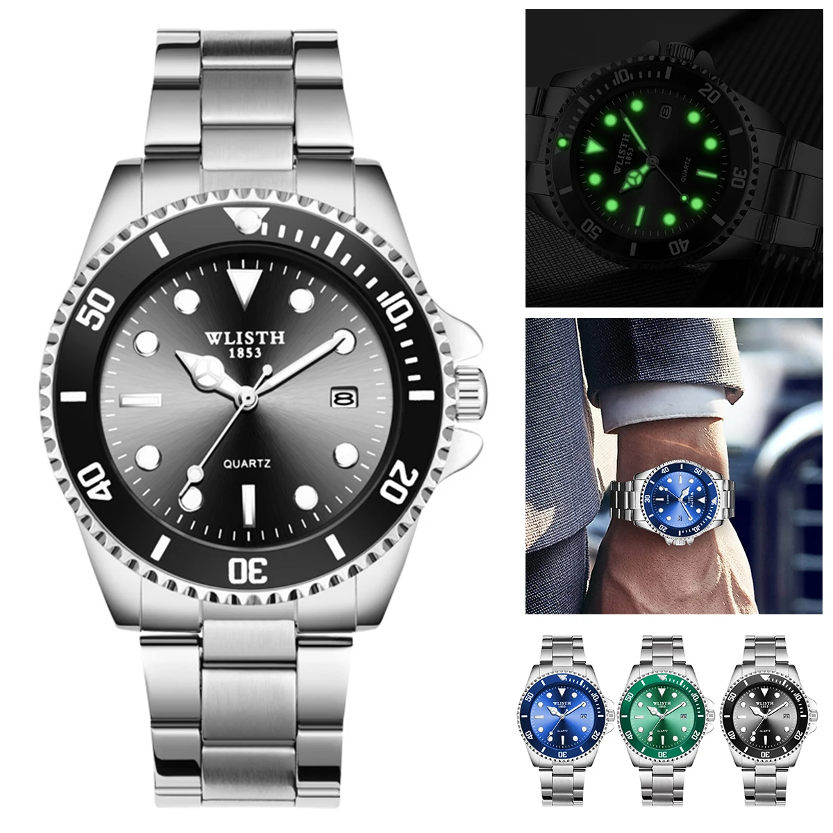 New Top Brand Luxury Men's Watch 30m Waterproof Date Clock Male Sports Watches Men Quartz Casual Wrist Watch