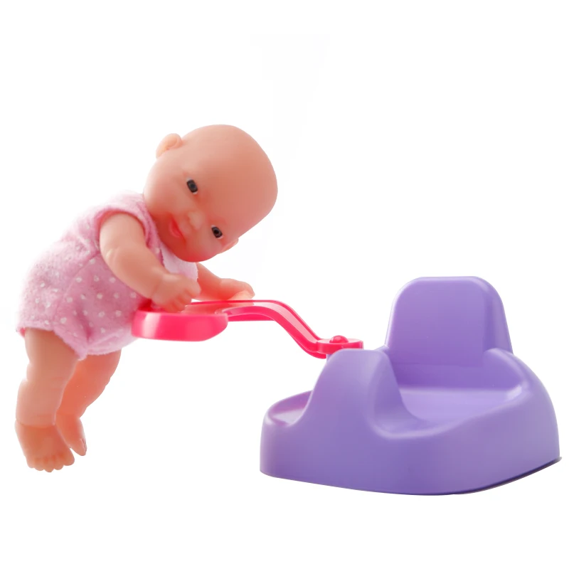 WOWCHEER набор из 6 Мини кукол игровые наборы 12 см Bebes силиконовые куклы Новорожденные