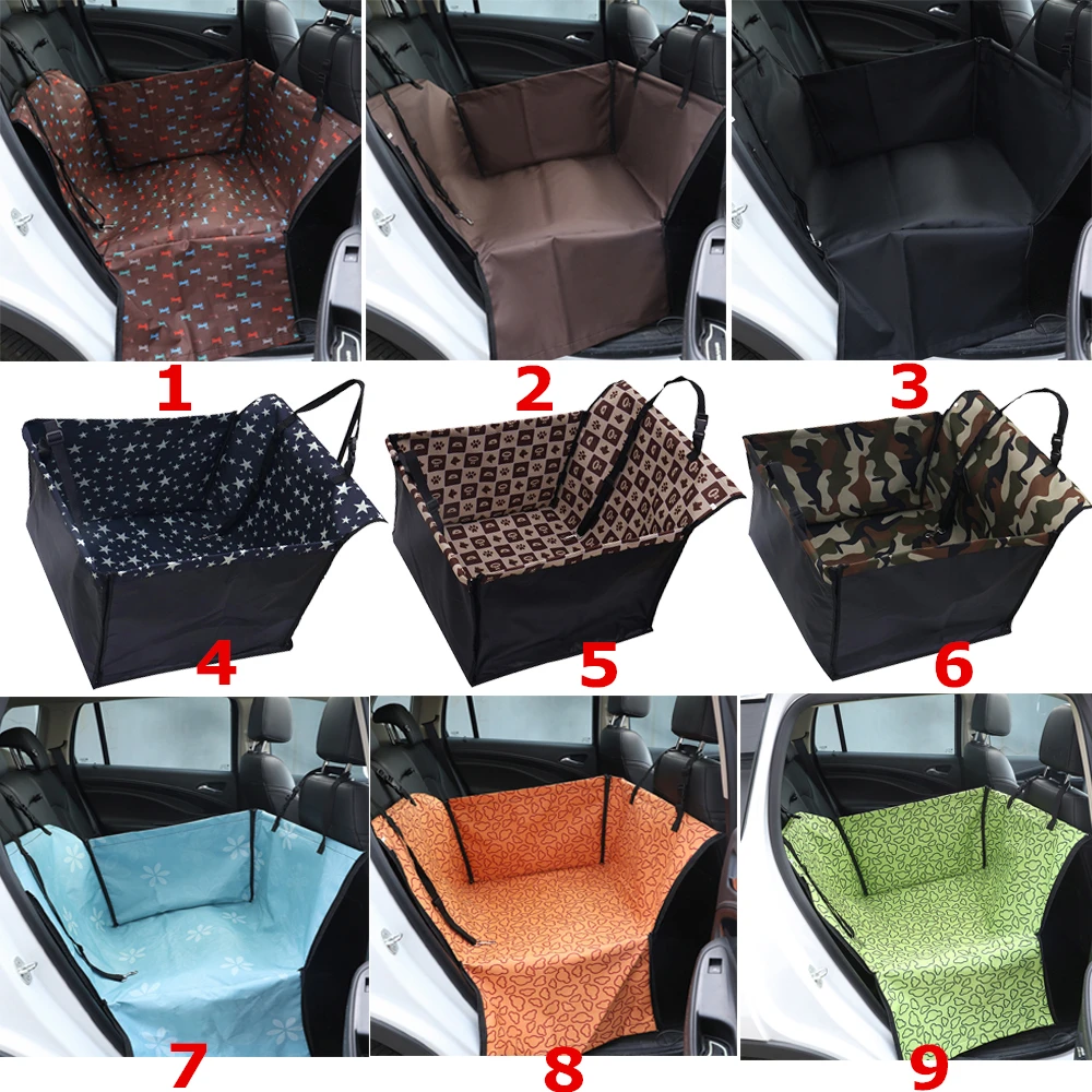 

Waterproof Pet Dog Cat Carrier Car Seat Mats Rear Back Single Seat Cover Pet Mat Blanket Hammock Cushion Protector Pet supplies