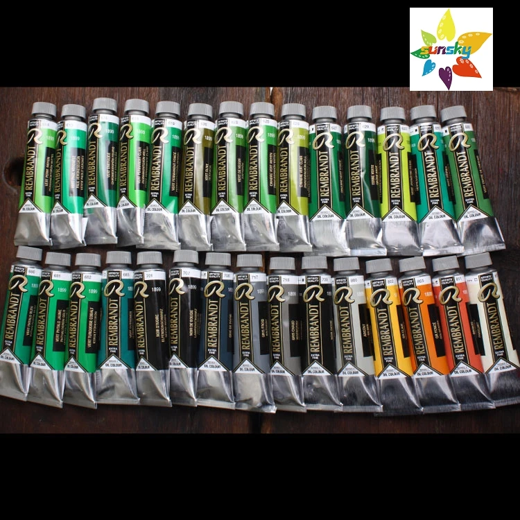 Original Talens REMBRANDT series Artists' Oil color even and delicate Tubular 40 ml single 120 colors Self selected Art supplies