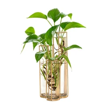 Современные трубки Форма Стекло Ваза бутылка для цветочных растений «сделай сам» для дома украшения для террариума гидропоники Противоударная заданяя контейнер Стекло ваза(A