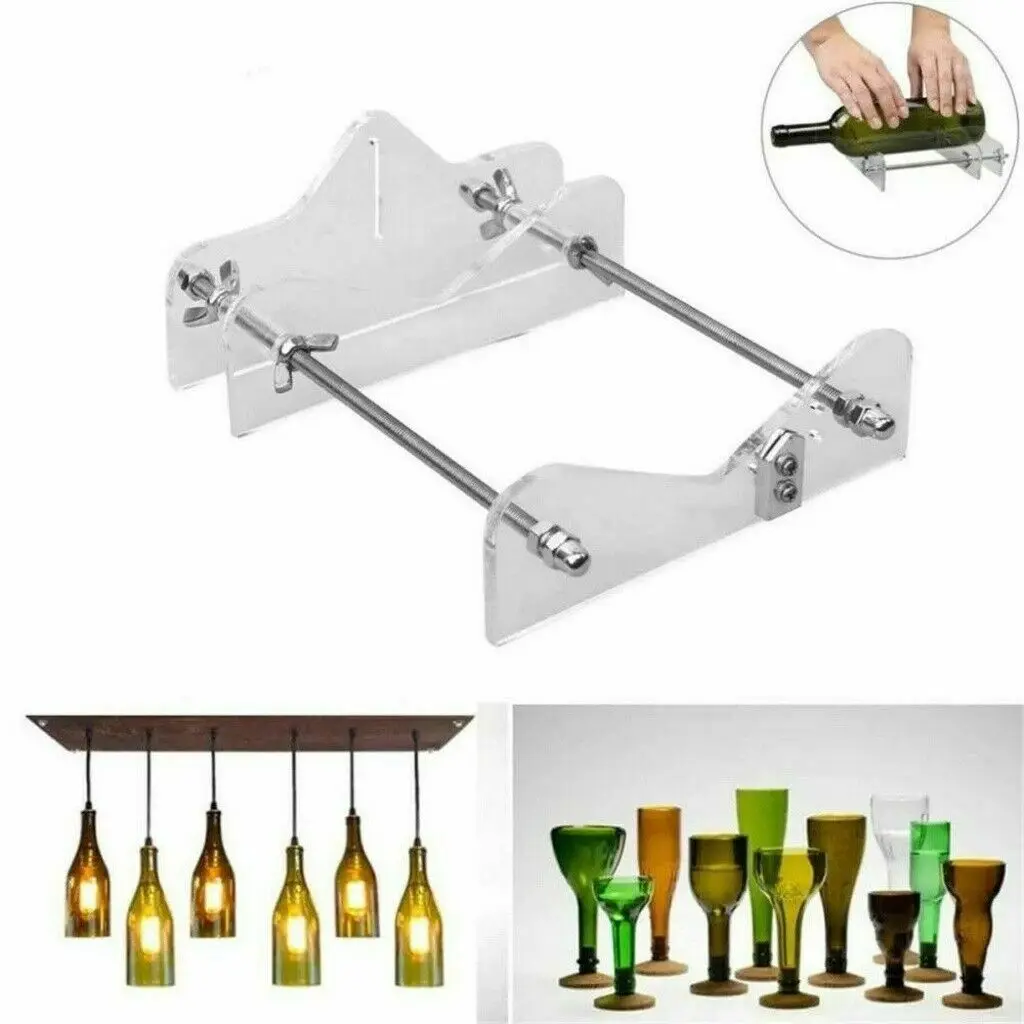 Beer Glass Wine Bottle Cutter Cutting Machine Jar DIY Kit Craft Recycle Tools US 