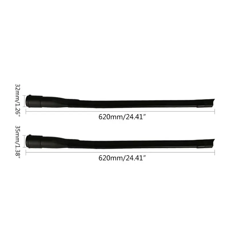

32mm 35mm Vacuum Cleaner Long Flat Nozzle Head Suction Flexible Hose Tube M2EE
