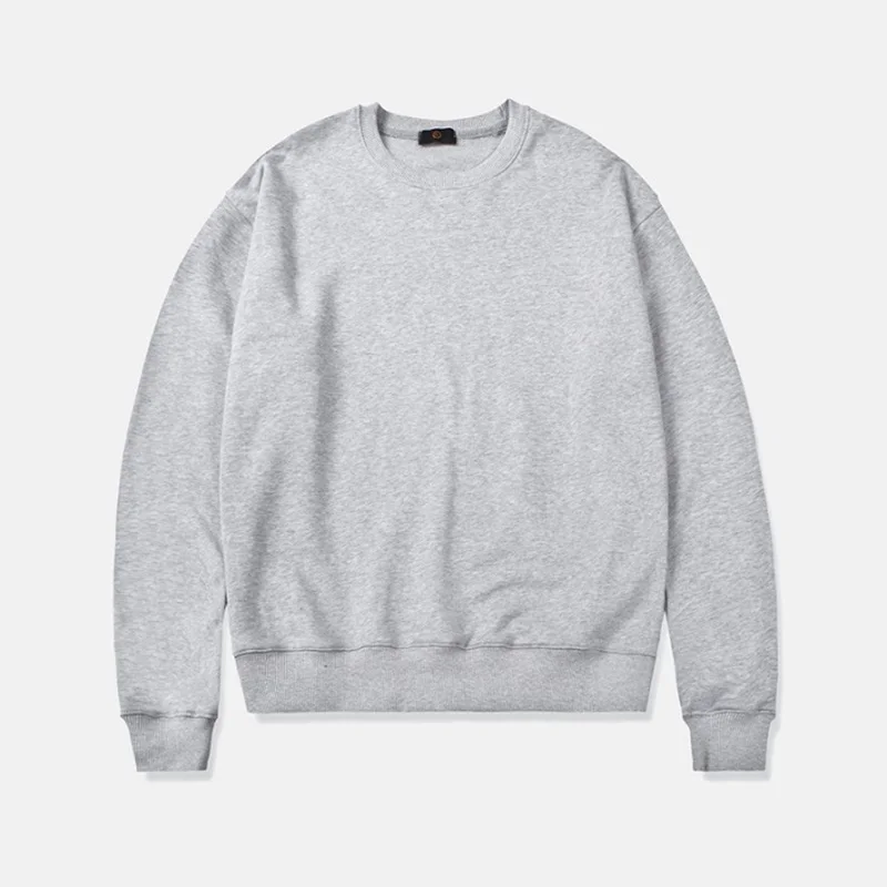 QoolXCWear зимние теплые мужские толстовки из плотного флиса в стиле хип-хоп однотонные толстовки толстый бархатный пуловер для мужчин и женщин 2511 - Цвет: grey