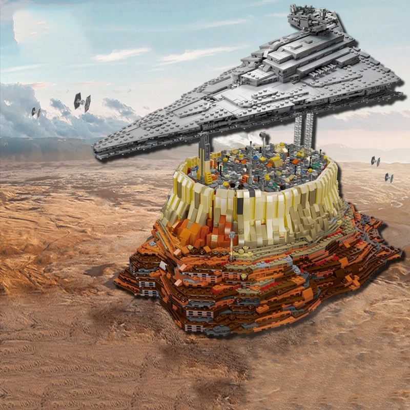 Форма король 21007 5162 шт Звездный план Империя над Jedha городской строительный блок