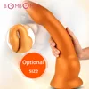 Soft Long Anal Plug Dildo Huge Butt Plug With Suction Cup Adult Erotic Sex Toys for Woman Men Prostate Massgae Big Anus Dilator 1