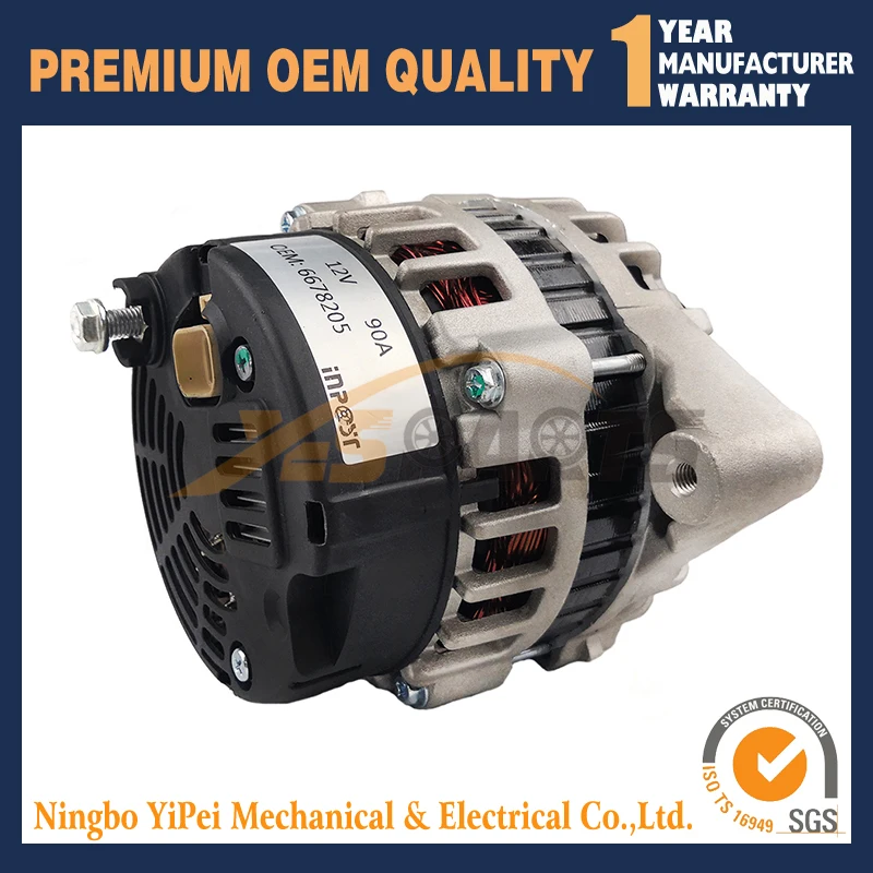 12V 90A генератор подходит BOBCAT минипогрузчик 773TG 863G 863HF 863HG 6678205