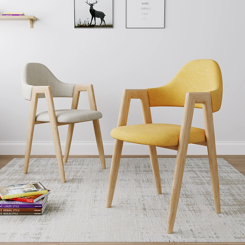 Dining Table and Chair Fashion Modern Simple Restaurant Nordic Style Dining Chair Adult Family Chair Iron Nordic Backrest Chair