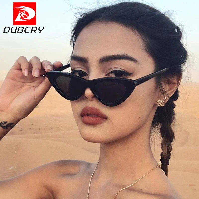 DUBERY классические женские солнцезащитные очки кошачий глаз 2019 Новая Мода