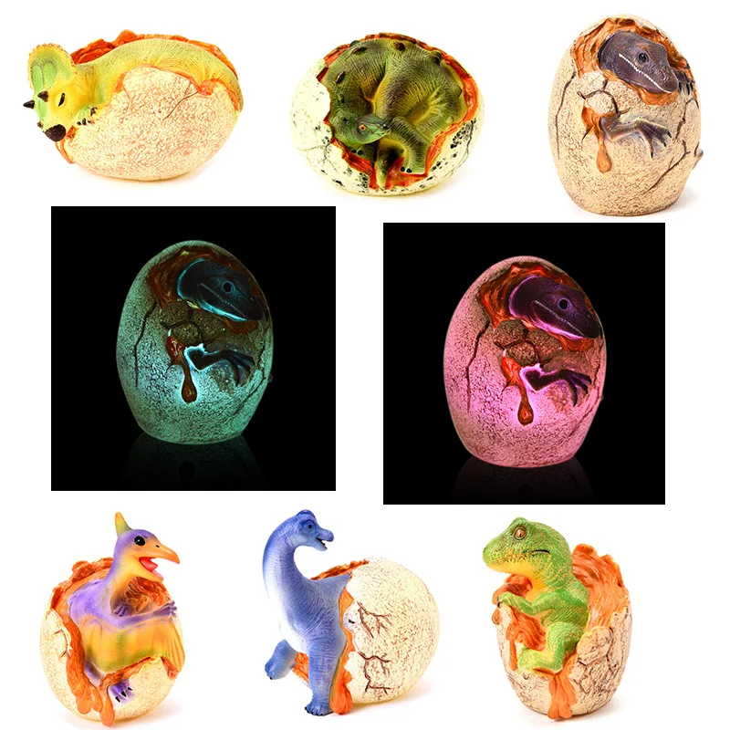 

New Style Shining Dinosaur Egg Shell Breaking Dinosaur Toy T-Rex Pterosaurs Blue Children'S Educational Toy