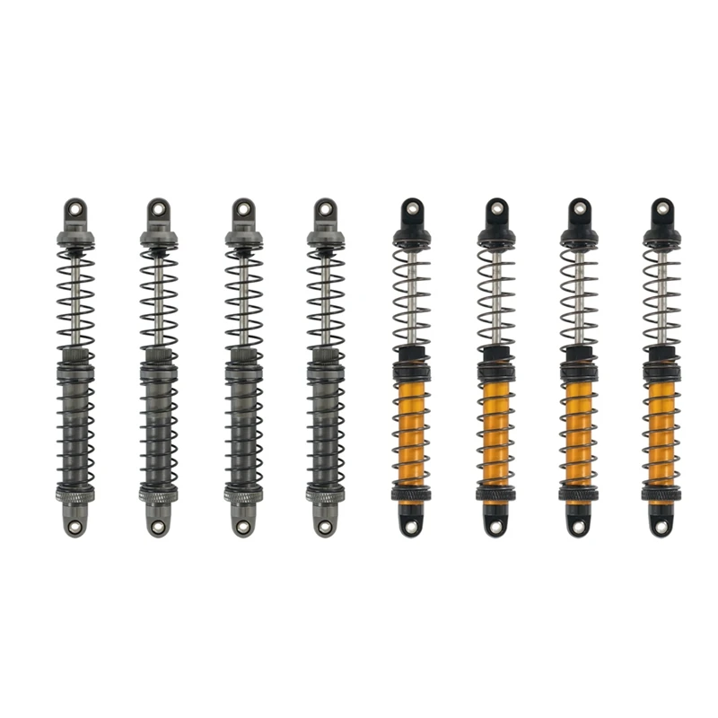 

for 1/10 Climbing Car TRX4 SCX10 90046 4PCS 120mm Oil Adjustable Metal Hydraulic Shock Absorber Damper