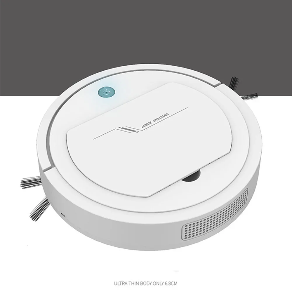 Прямая поставка,, новейшая мода, лидер продаж, перезаряжаемый автоматический умный робот-пылесос, очистка краев, всасывающая подметальная машина#1219