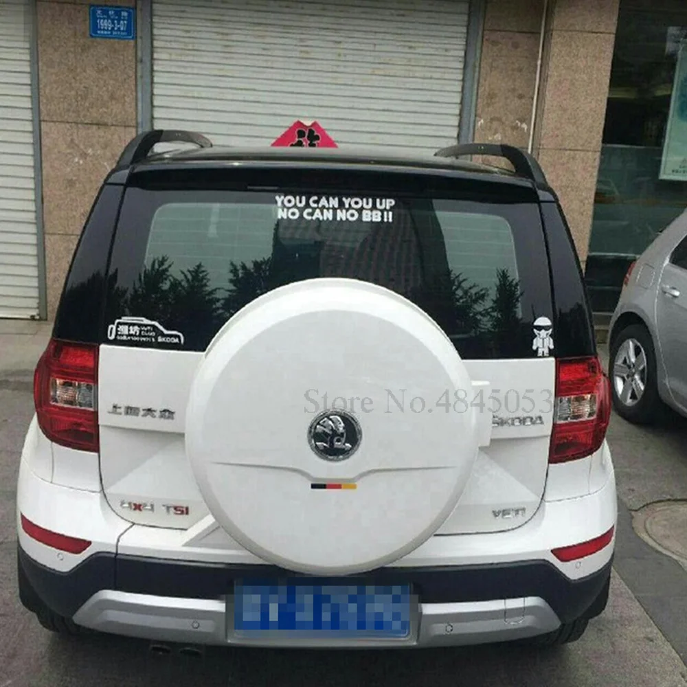AITWATT для Skoda Yeti черный спойлер 2013 до высокое качество АБС пластик автомобиль задний багажник крыло багажника белый спойлер для автомобиля
