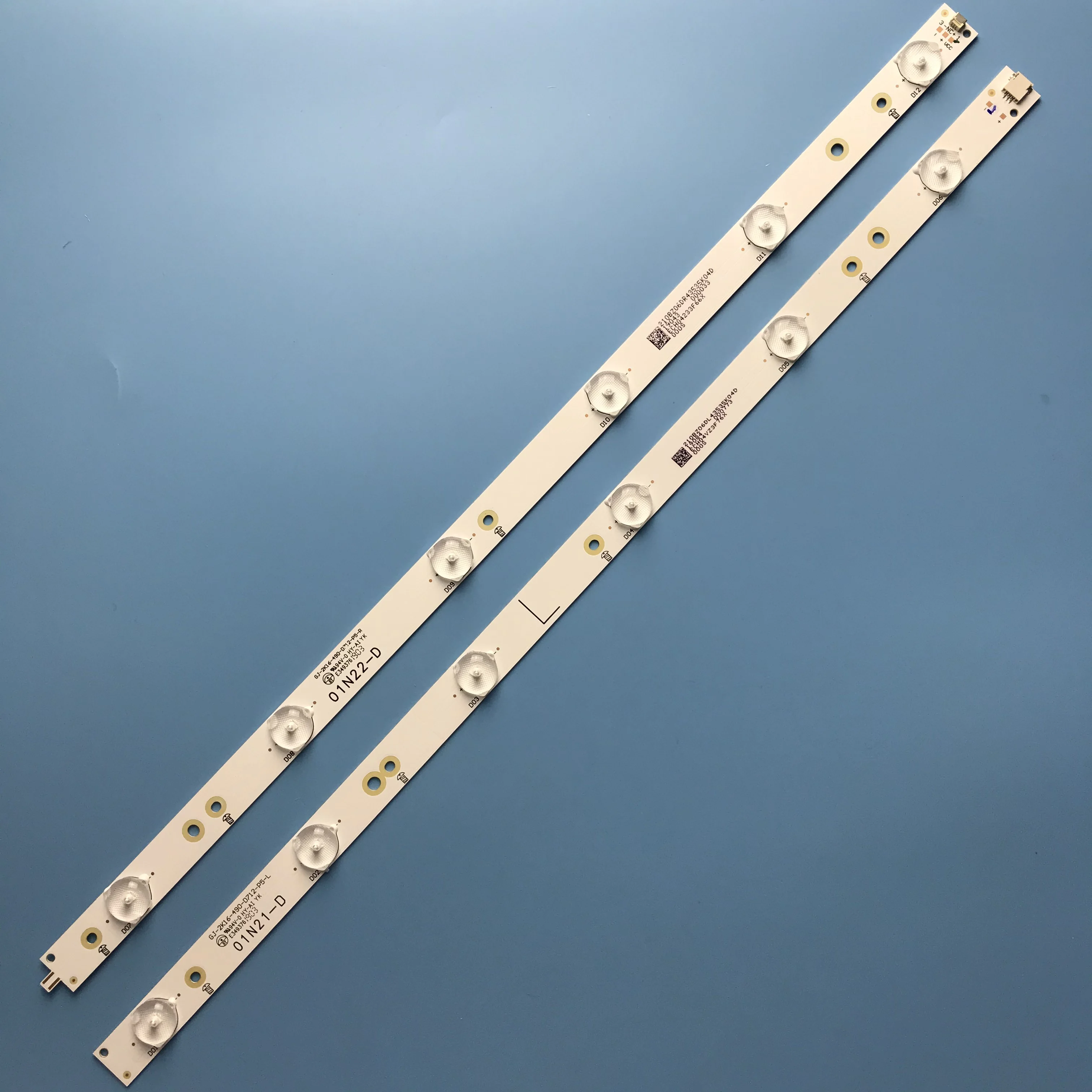 Tira de Retroiluminação Led para Retroiluminação Mais 6leds Gj2k16490-d712-p5-l Mais r 49 49pus6401 49pus6501 49puh6101 49pus6561 12 49pus6101 12 - Imagem 3