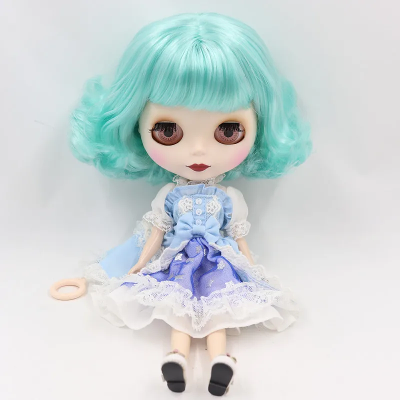 ICY Fortune Days factory blyth кукла 1/6 шарнирное тело новое матовое лицо губы Cyan hair DIY sd Подарочная игрушка
