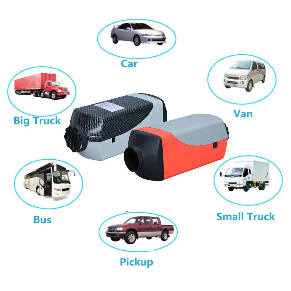 Parking Air Fuel Oil Heating Machine Car Fuel Heater 5KW 12V24V For Trucks Buses Boats