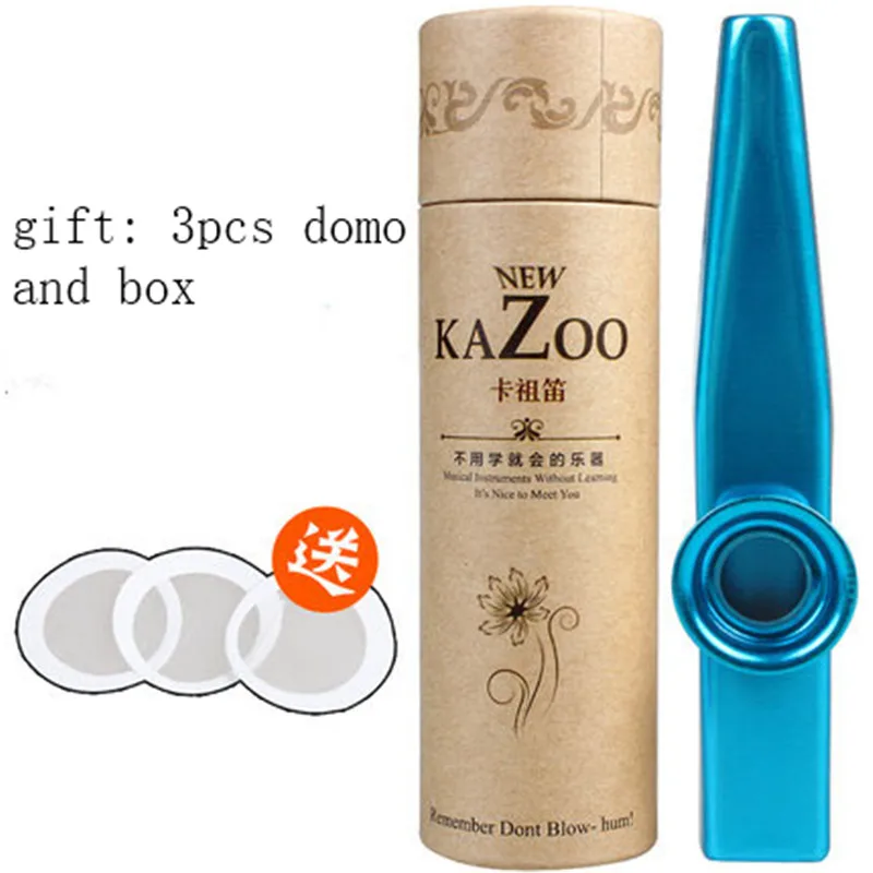 Гитарное аккомпанемент Музыкальные инструменты kazoo Музыкальные инструменты игровой уровень kazoo флейта инструмент - Цвет: blue with dimo box