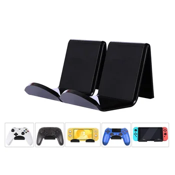 

New Arrivel Game Controller Bracket Acrylic Headset Hanger Wall Mount Bracket Self-Adhesive Hook for Desktop PC Gamepads Headset