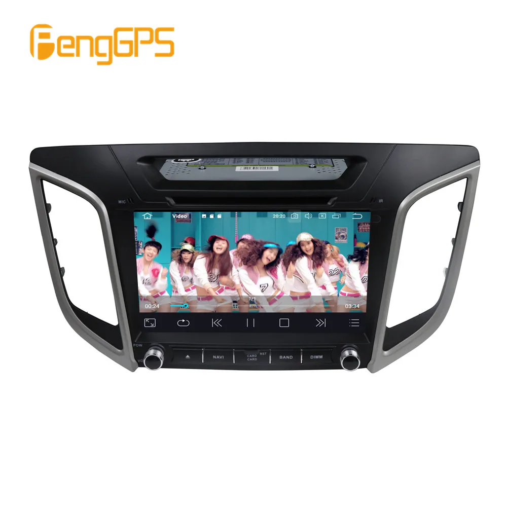 Excellent Android 9.0 4+ 64GB px5 Built in DSP Car DVD Player Multimedia Radio For Hyundai Creta ix25 Car Radio 2014-2019 GPS Navigation 3