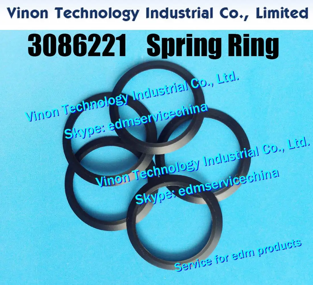 

(2pcs) 3086221 edm Spring Ring for float nozzle lower 30x23x1.5mm for Sodic A320 A325,AQ325,AQ537 435196A, 0205140, MW411481D
