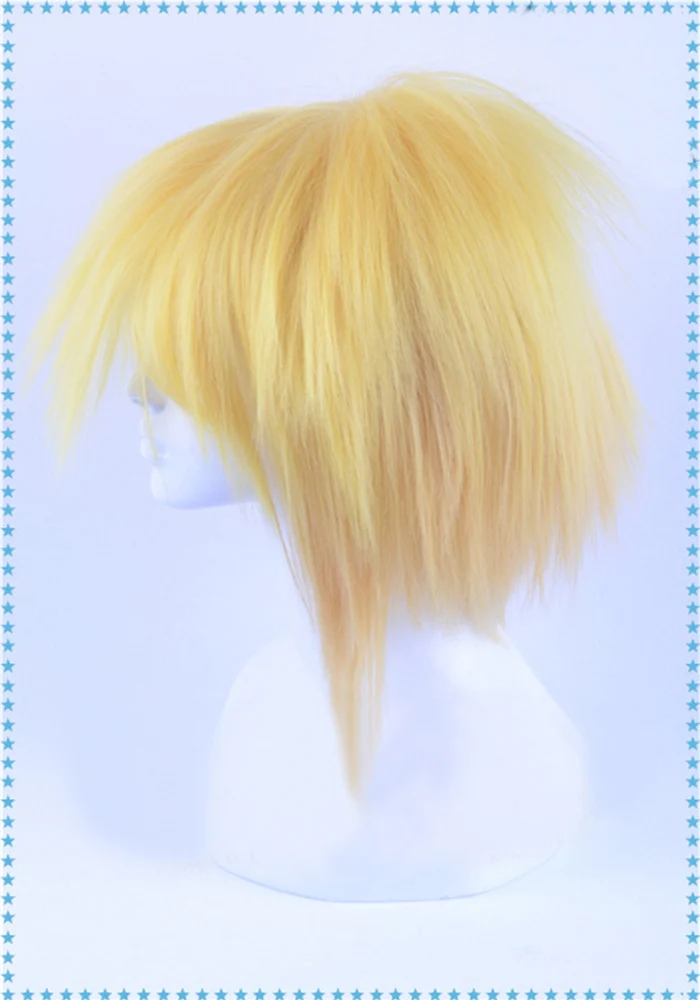 Термостойкий парик для косплея Наруто намиказе Минато парики костюма + шапочка