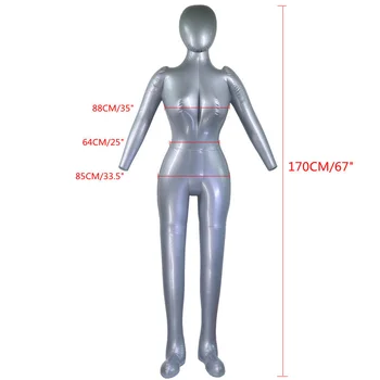 

Inflatable Full Body Female Model Arm Mannequin Window Display Prop Practical