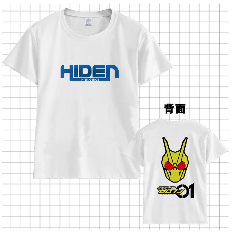 Аниме Kamen Rider Zero-One 01 Косплей Футболка Пуловеры короткий рукав Футболка Повседневная унисекс Топы
