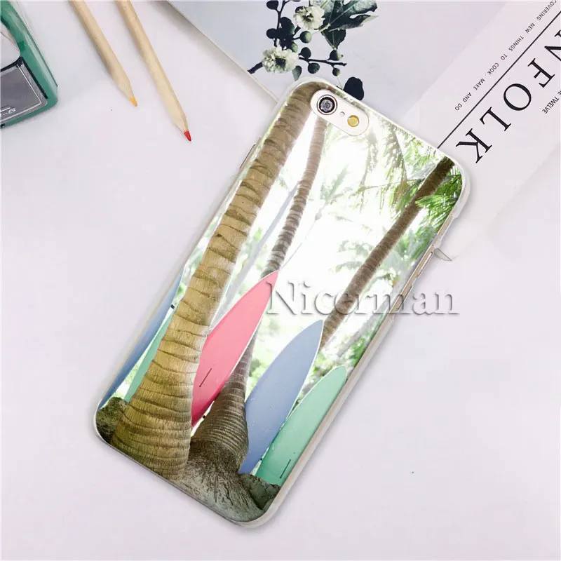 Летний Пляжный чехол для серфинга, телефона, чехол для Apple iPhone X XR XS 11 Pro Max 7 8 6 6s Plus 5 5S, Жесткий Чехол