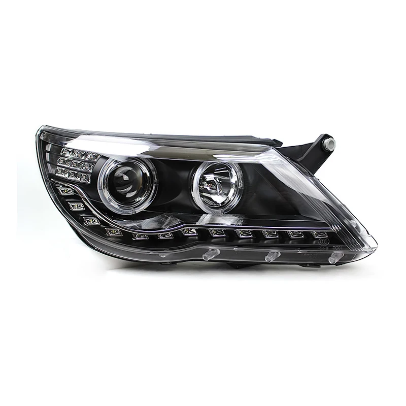 2 шт. светодиодный проектор с биксеноновым объективом для VW Tiguan 2010 2011 2012|Фара авто