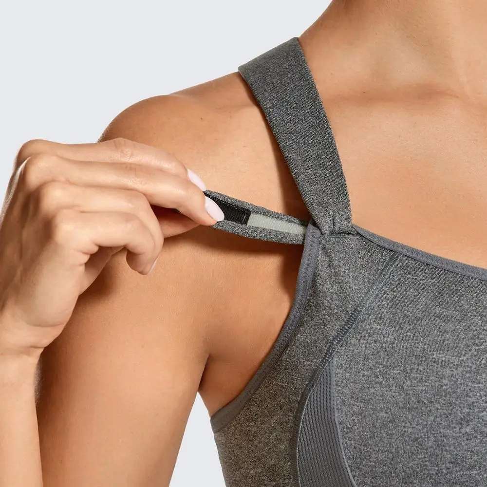 Women's High Impact Full Coverage Wire-Free Sports Bra with Light Padding image 3
