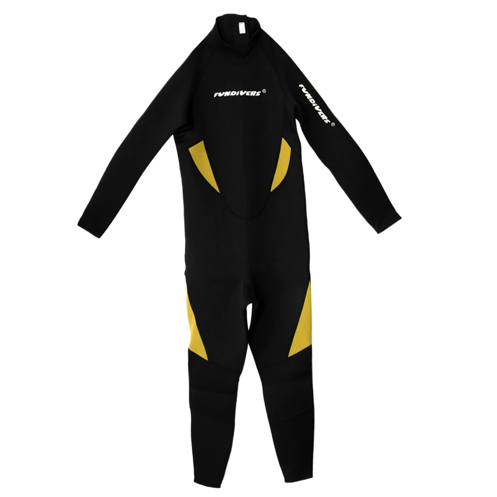 Профессиональный 3 мм неопреновый гидрокостюм для мужчин, гидрокостюм для подводного плавания, дайвинг плавание, сёрфинга, подводной охоты, водолазный костюм - Цвет: Yellow L