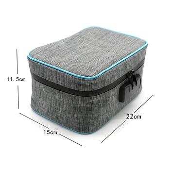 

Smell Proof Bag Waterproof Stash Bag Tobacco Weed Pouch With Combination Lock
