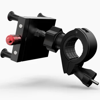 

Motorcycle Cell Phone Holder Handlebar Mount Bracket Anti-slip Metal W/ 2x Base For 22mm-32mm/(7/8'' To 1-1/4'') Handlebar