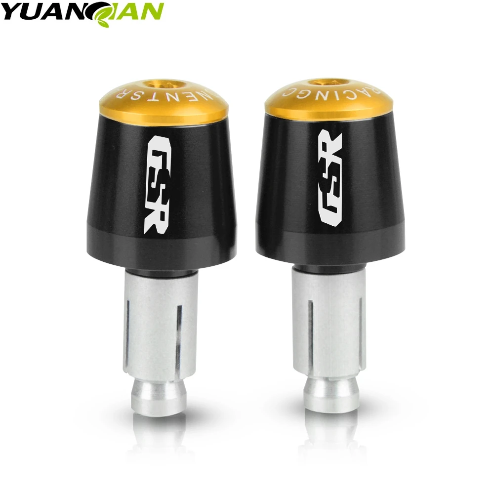 Для GSR 750 600 400 ЧПУ 22 мм Руль рукоятки «Грипсы» бар Кепки концевые заглушки для SUZUKI GSR 600 400 750 GSR750 GSR600 GSR400