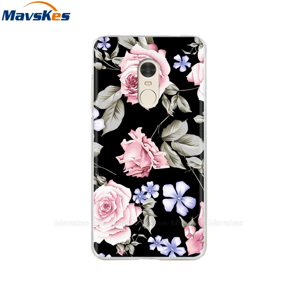 Dành Cho Xiaomi Redmi Note 4 Ốp Lưng TPU Mềm Dẻo Silicone Cho Xiaomi Redmi Note 4X Bao Da Động Vật Dễ Thương Họa Tiết Hoa Cho redmi Note 4X Coque best flip cover for xiaomi Cases For Xiaomi