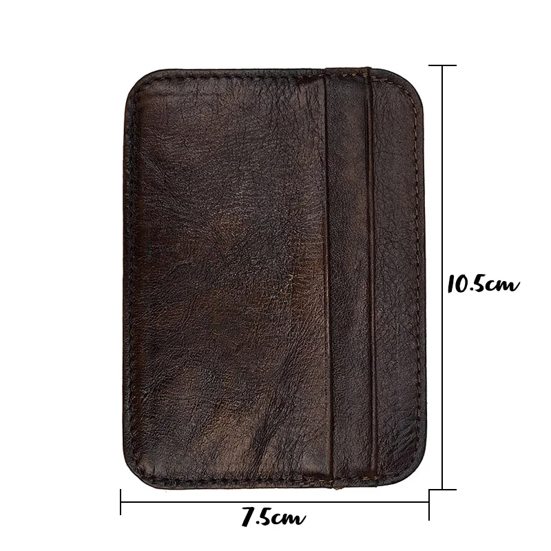 Men's Genuine Leather Credit Card Holder Case