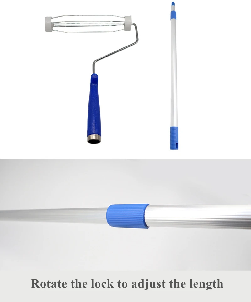 Aluminum Alloy Telescopic Stick with 1.5m Extension Rod for Dust Removal Roller Handle – Ideal for PP and PE Rolls Description Image.This Product Can Be Found With The Tag Names Computer cleaners, Computer Office, Extension rod