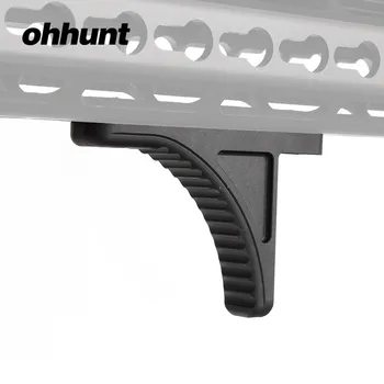 

Weapon Tactical Hunting Hand Stop Handstop Barricade Rest for Keymod Rail Handguard Standard Interface Aluminum Black Tan