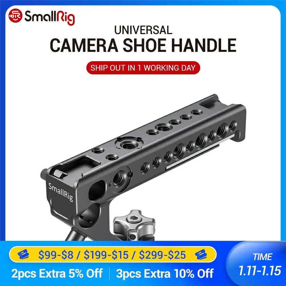 Ручка для обуви камеры SmallRig с быстроразъемной ручкой может использоваться