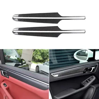 

Water Cup Holder Frame Trim Sticker Car Window Lift Switch Button Frame Cover Trim Dome Reading Light For Porsche Macan