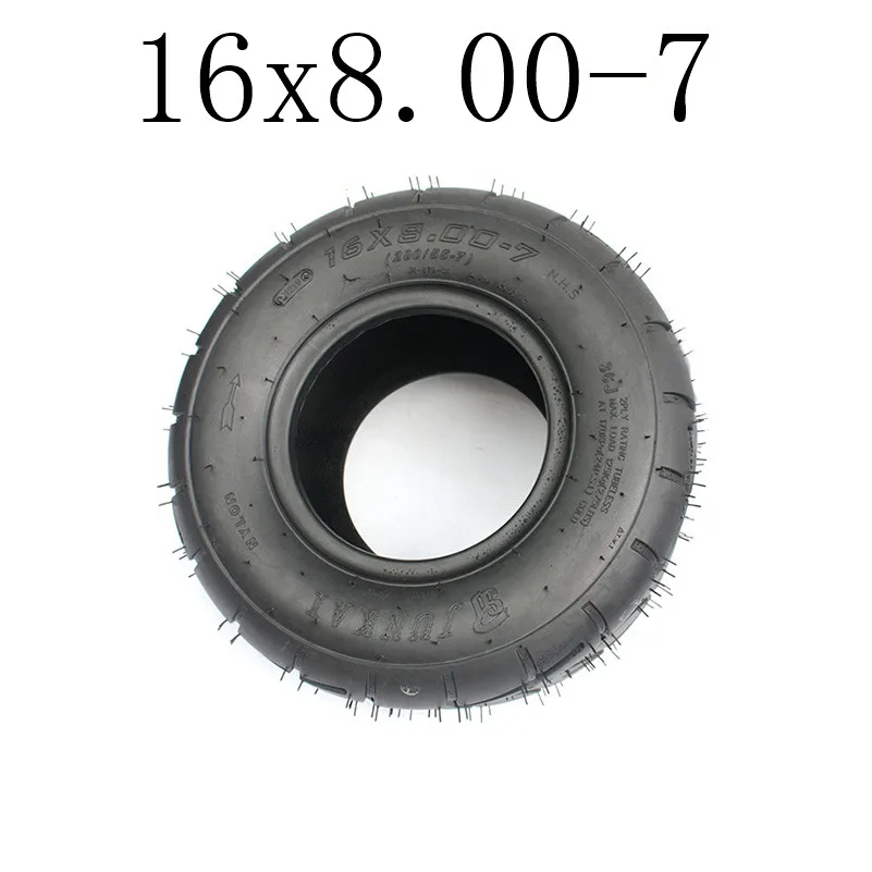 New Super High Performance 16x8.00-7 ATV Tire Fit for ATV 50CC,90CC,70CC,110CC,125CC Outer Tubeless Tyre