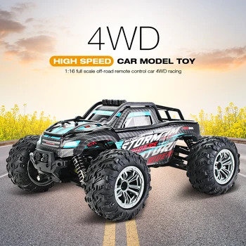 

KYAMRC 4WD High Speed Racing Car Model Toy 1:16 Full Scale Off-road Remote Control Car Toy Gifts for Kids Children