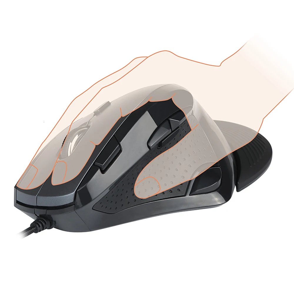 Delux M910BU Wired Vertical Mouse Gaming Mouse