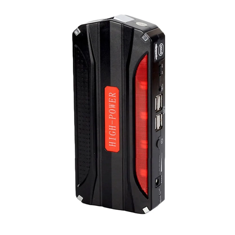  Car Jump Starter Portable 4 USB Car Power Supply Rechargeable Power Bank Multi Function High Power 