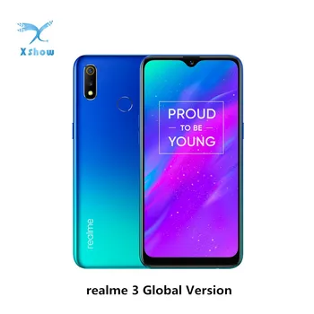 

REALME 3 Cellphones 6.2 inch Dewdrop Android P 3GB 32GB 13MP Camera Smartphone Octa Core 1520x720 4230mAh Mobile Phone