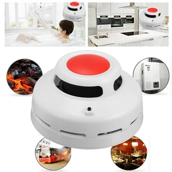 

2 In1 Combination Carbon Monoxide And Smoke Alarm CO & Smoke Detector Home Security Warning Alarm System