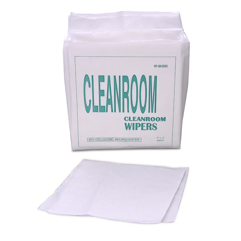 

Cleanroom Wiper WIP-0606, Swwip Non Woven Wipes Viscose Polyester Eco-Friendly Gun Cleaning Wiper,6*6in , 300 pcs/bag