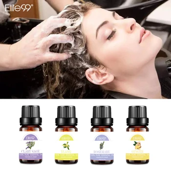 

Elite99 10ml Ginger Pure Essential Oils For Hair Care Rosemary Ylang Clary Sage Humidifier Aromatherapy Essential Oil Massage
