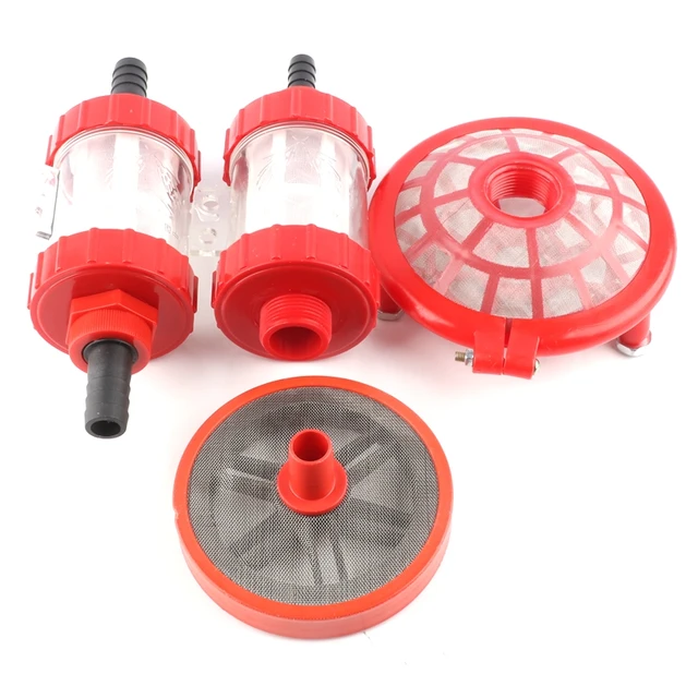 1/2 "~ 1" Dugattyúszivattyú Tömlő Csőszűrő Víz Jetter Öntöző Permetezőgép Nagynyomású Tisztítógép Szívószívószűrők - Image 2
